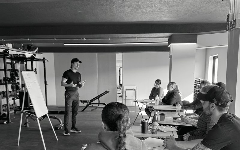 Learners taking notes during a PT Circle workshop
